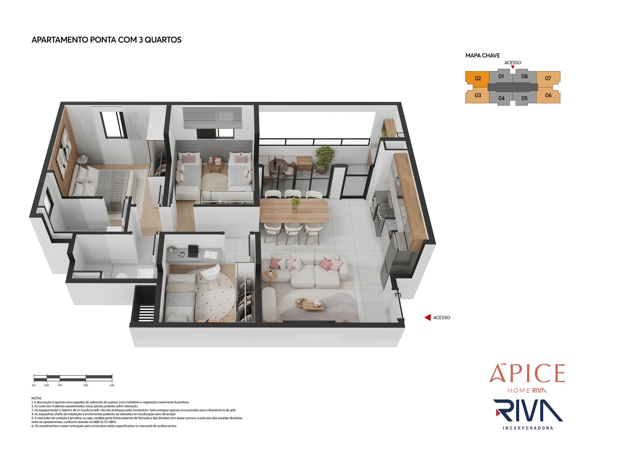 Planta de Ápice Home Riva