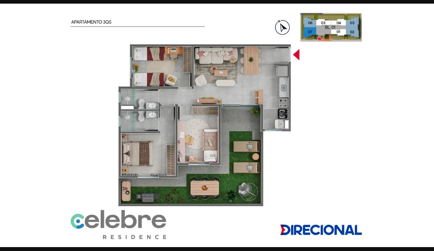 Planta de Celebre Residence