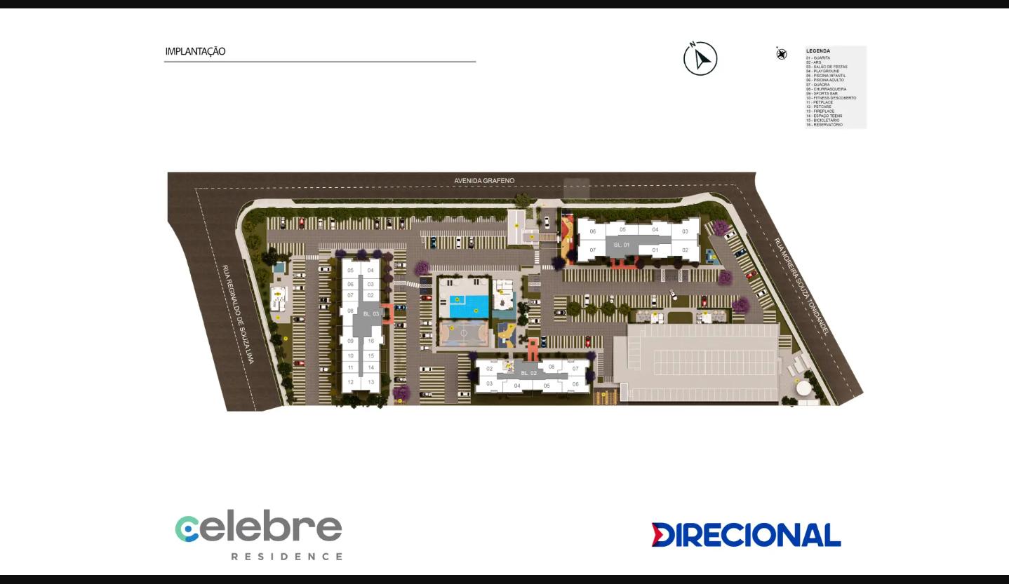 Planta de Celebre Residence
