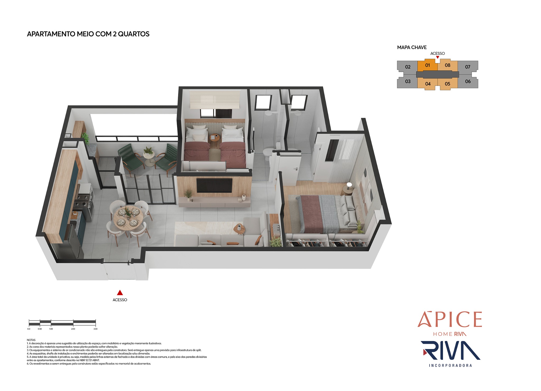 Planta de Ápice Home Riva